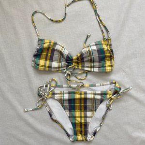 Victoria's Secret Plaid 2 Piece Bikini